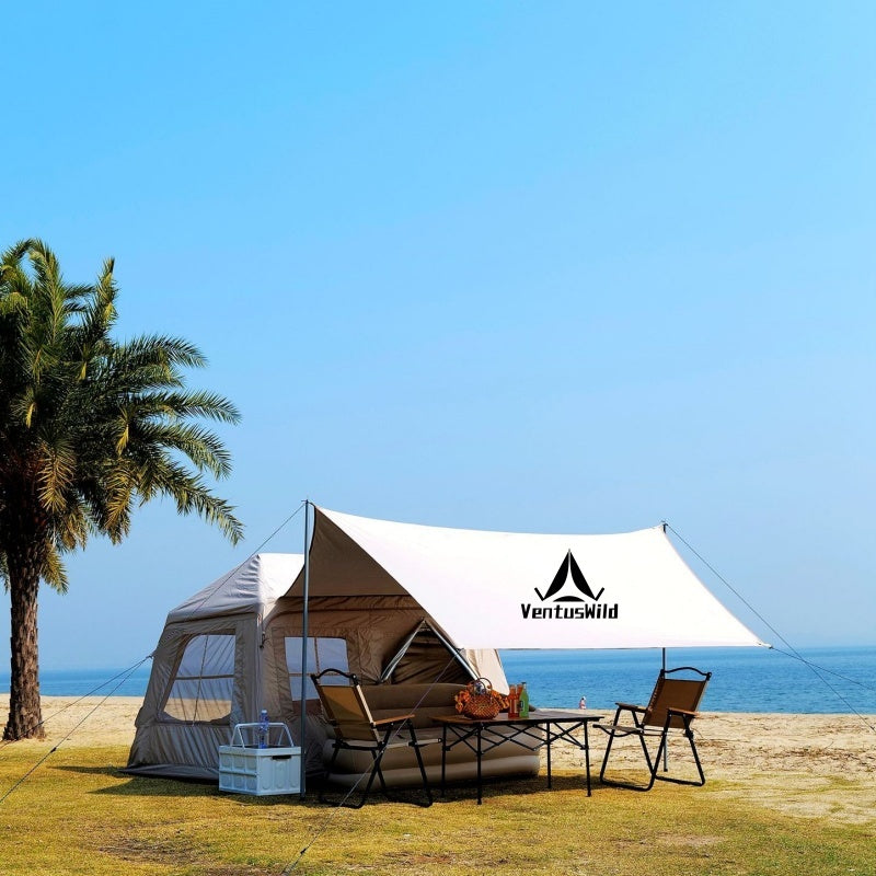 2-in-1 Inflatable Camping Tent & Canopy – Automatic Setup, Portable