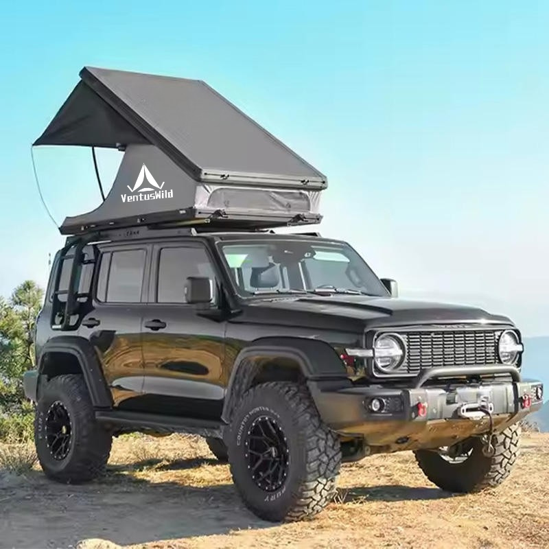 Aluminum Hard Shell Rooftop Tent with Accessory Rails