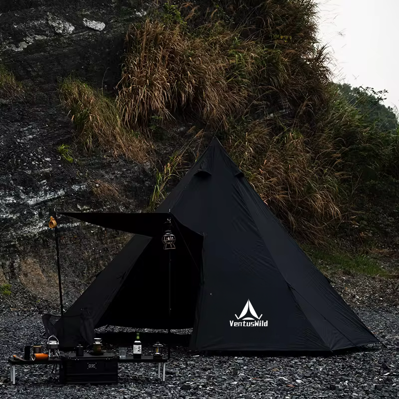 Oversized Octagon Pyramid Tent – Thickened, Rainproof, Portable