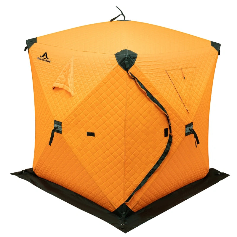 Thermal Windproof Ice Fishing Tent for Camping Hiking Fishing