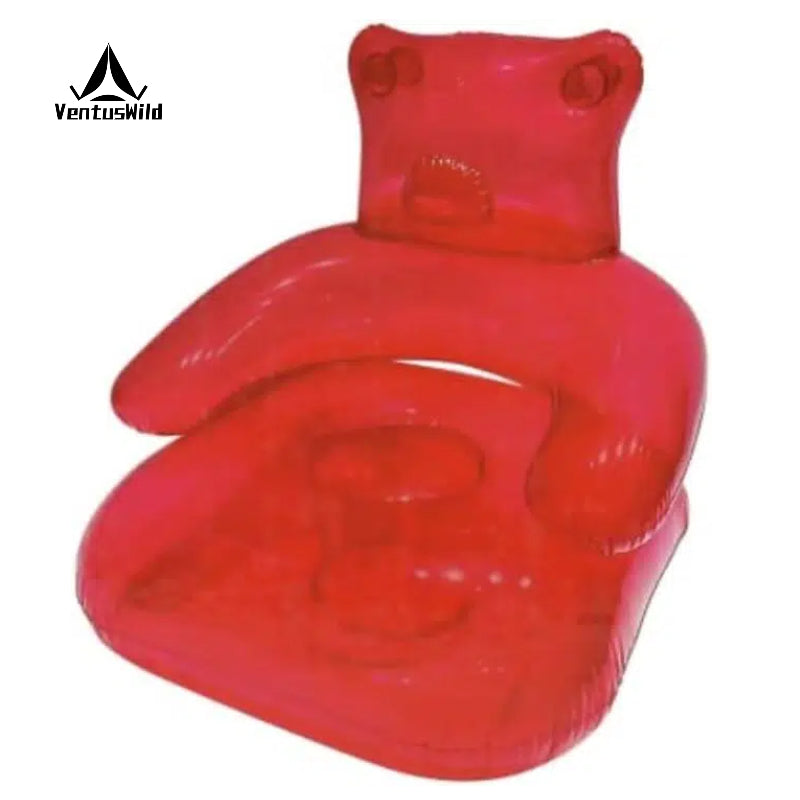 Inflatable Gummy Bear Chair 28" Transparent Sofa Seat Double Person
