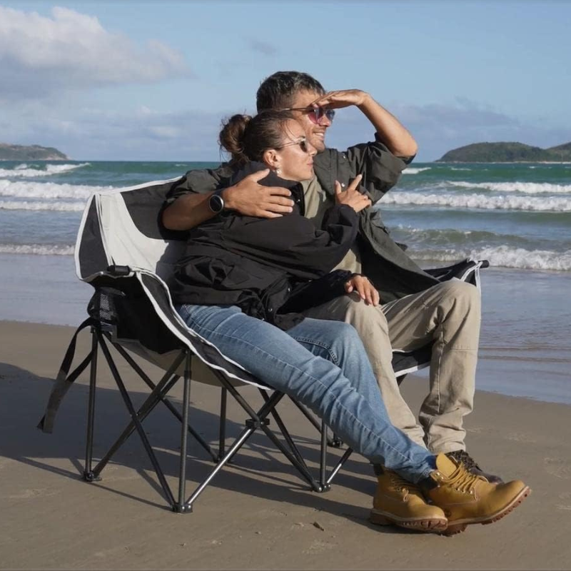 Double Extra-large Folding Portable Camping Chair