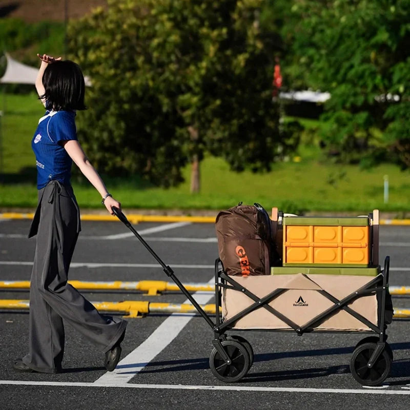 Collapsible Folding Utility Large Capacity Outdoor Portable Camping Cart