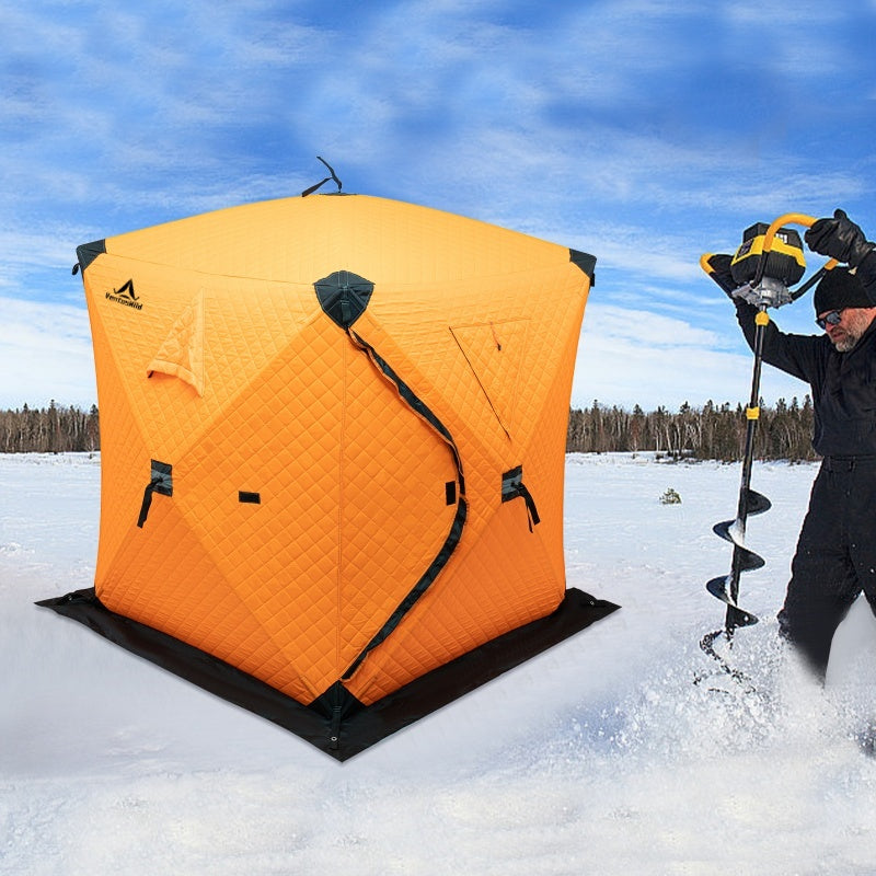 Thermal Windproof Ice Fishing Tent for Camping Hiking Fishing