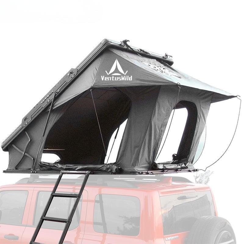 Aluminum Hard Shell Rooftop Tent with Accessory Rails