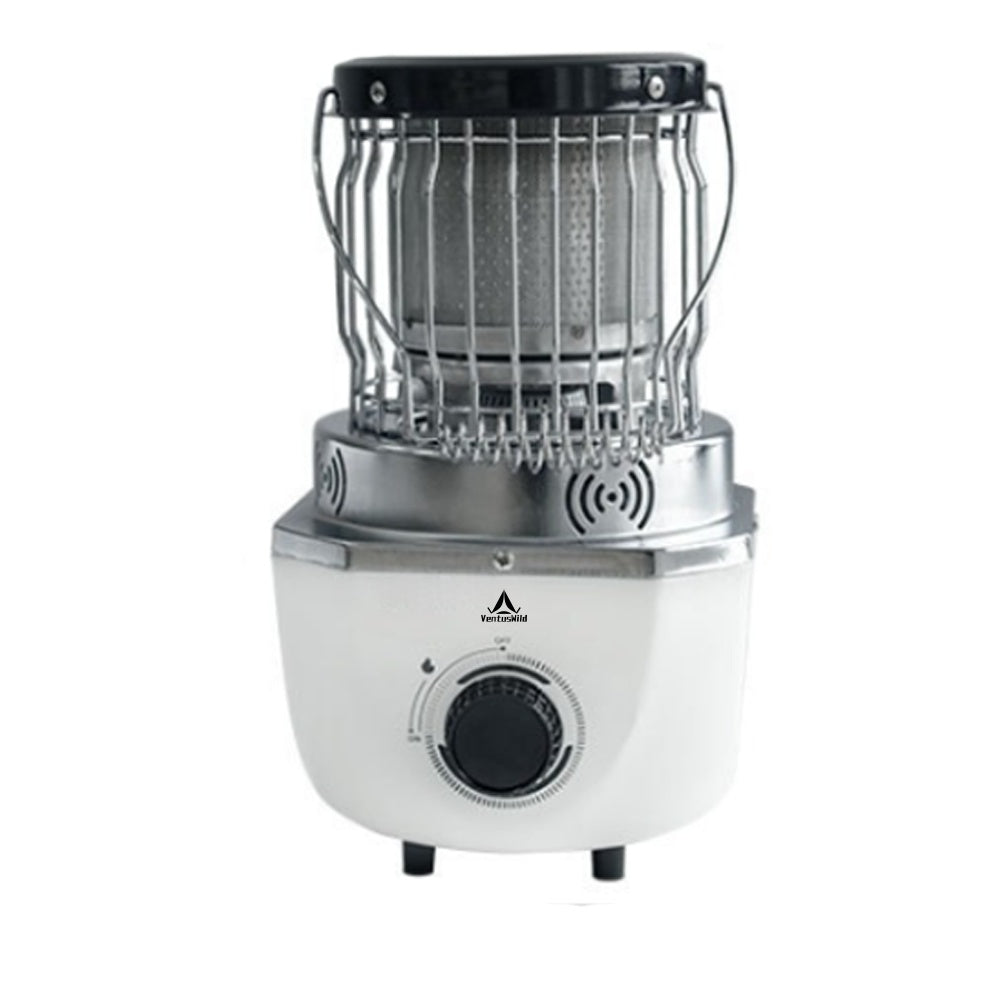 Outdoor portable card heating stove