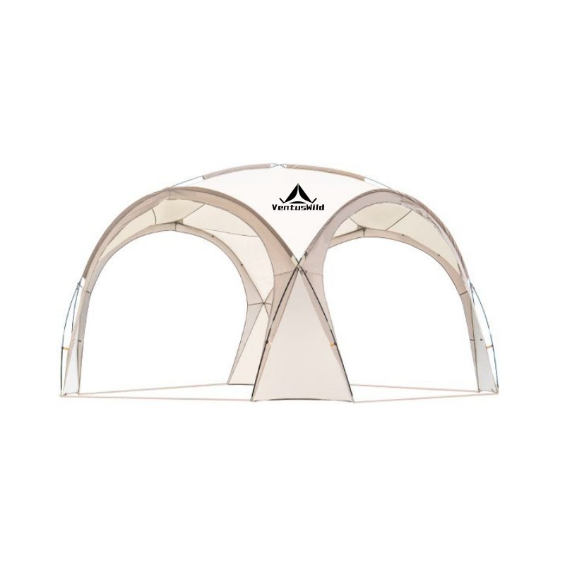 Dome Canopy Tent, Large Sunshade Rainproof Windproof Camping Shelter