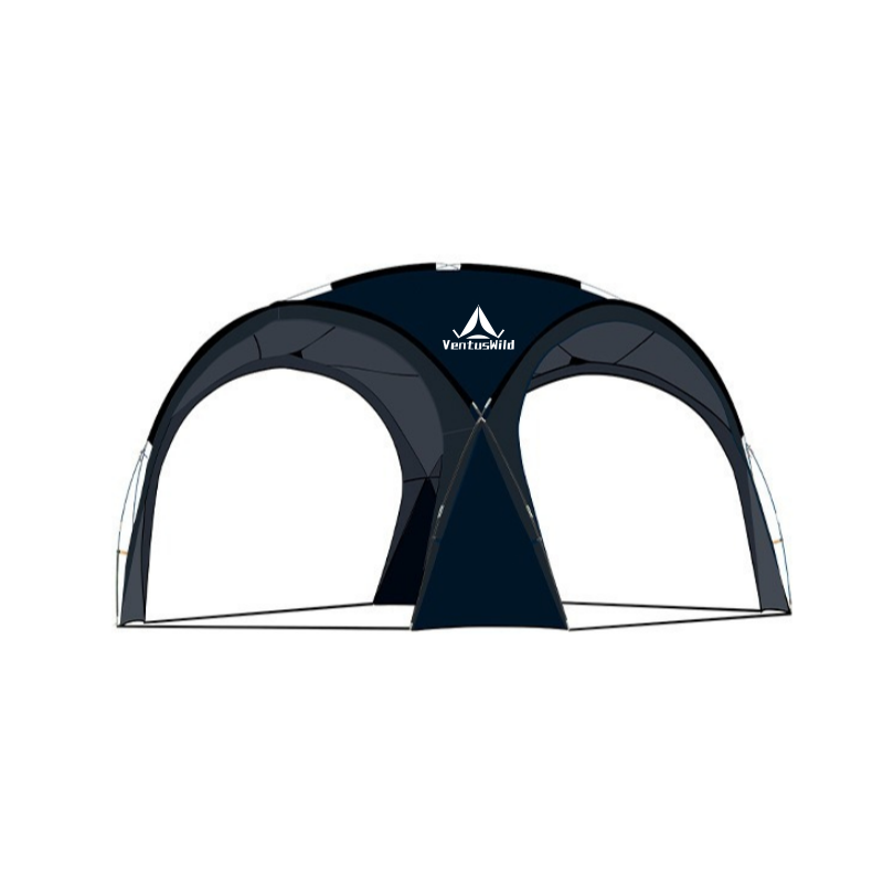 Dome Canopy Tent, Large Sunshade Rainproof Windproof Camping Shelter