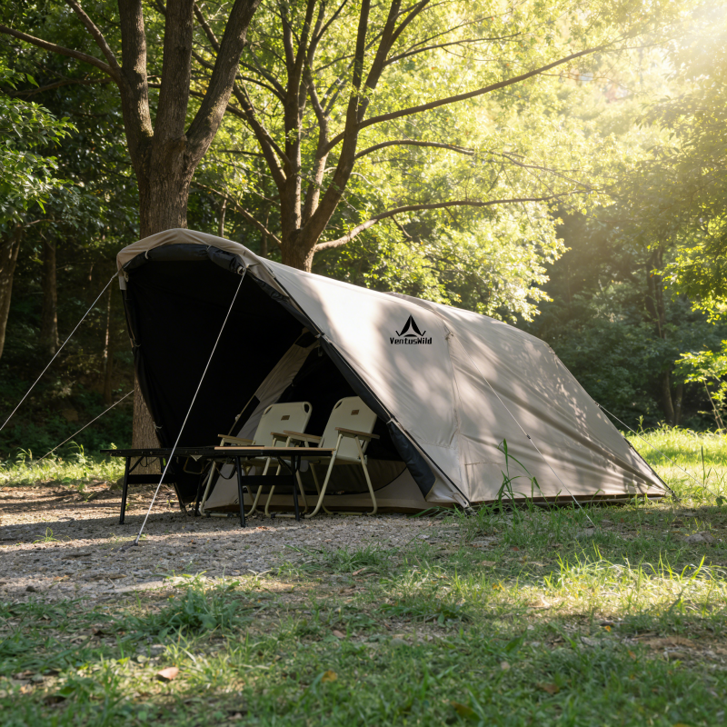 Camping Tent - 2-Room Blackout Waterproof for Outdoor Overnight